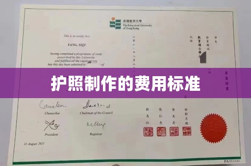 通城护照制作的费用标准